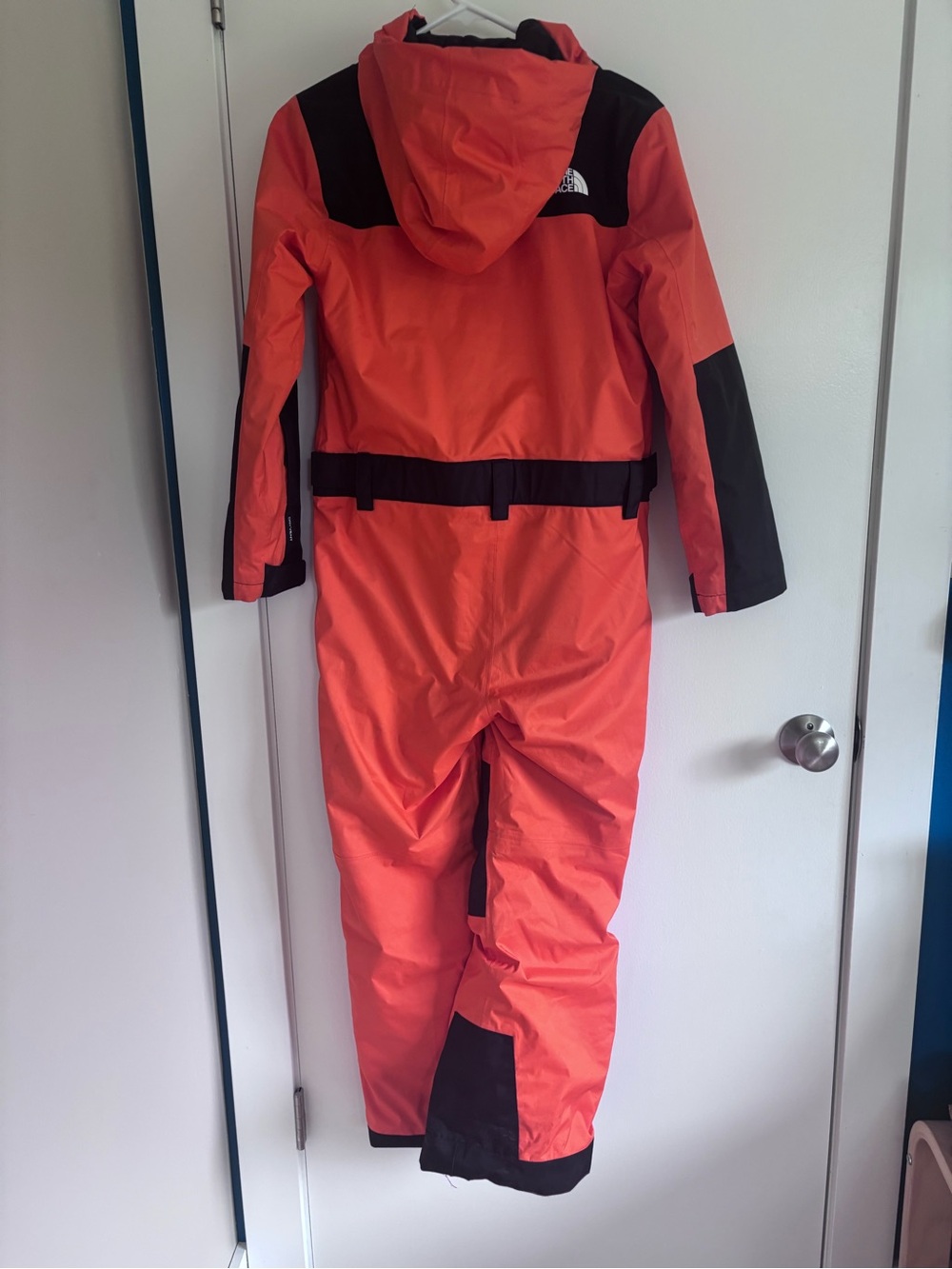 The North Face Orange and Black Insulated One-Piece Ski Suit - Picture 2 of 8